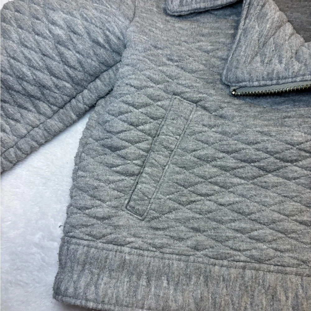 Cat & Jack Gray Quilted Kids Jacket EUC Size 2T
